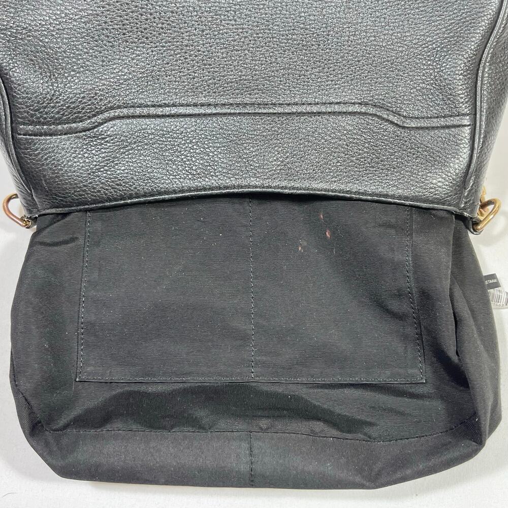 Marc Jacobs Empire City Mini Messenger Crossbody Black Leather Gold Hardware - Picture 7 of 15